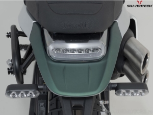 SysBag WP (waterproof) M Side Bag Set with SLC Left Carrier and Adapter - Benelli Leoncino 800 Trail ('21-) - SW-Motech