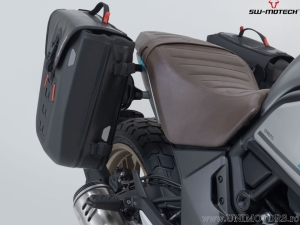 SysBag WP (waterproof) M Side Bag Set with SLC mounts and adapters - CFMoto 700CL-X Heritage ('22-) - SW-Motech