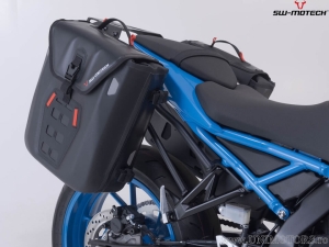 SysBag WP (waterproof) M Side Bag Set with SLC mounts and adapters - Suzuki GSX-8S ('22-) - SW-Motech
