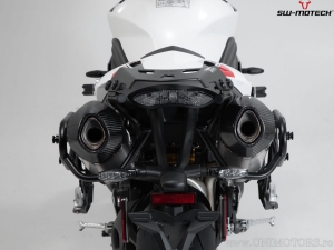 SysBag WP (waterproof) M Side Bag Set with SLC mounts and adapters - Triumph Speed Triple 1050 ('18-) - SW-Motech