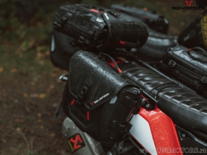 SysBag WP (waterproof) S side bag with right adapter plate - material: EVA - TPU / 12-16L / black - SW-Motech
