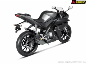 Système d'échappement complet Racing Line - YAMAHA MT-125 ('14-'16) / MT-125 ABS ('14-'19) / YZF-R 125 ('14-'16) - Akrapovič