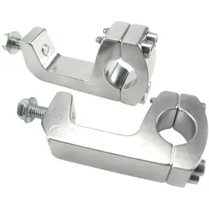 Système de protection de barre centrale Probend - couleur: argent - matériau: aluminium - pour guidon: 22 mm - Moose