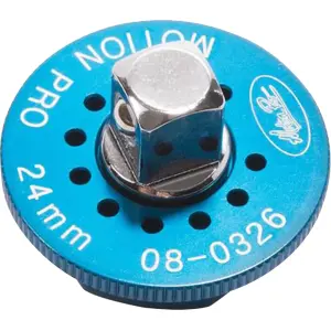 T-6 Kombihebeladapter - Blau, eloxiert - 38100007
