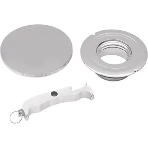 Tankdop met lakbescherming - Chroom - 07030200