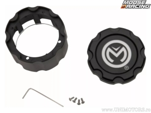 Tapa central de repuesto para llanta modelo 545 Rocker - color: negro - Moose