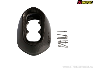Tapa de escape - modelo: EC150 - material: fibra de carbono - Akrapovič