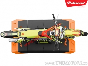 Tapete de serviço motocross - 180x99cm (laranja) - Polisport