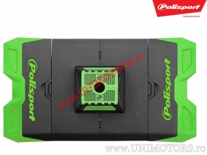 Tapis de service motocross - 180x99cm (vert) - Polisport