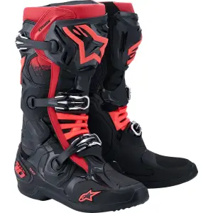 Tech 10 Boots - Black, Red - Adult - 34103360
