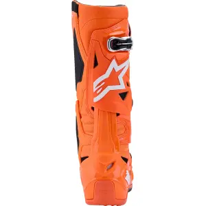 Tech 10 Supervented Boots - Black, White, Fluorescent Orange - Adult - 34103385