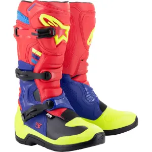 Tech 3 Boots - Black, Blue, Red, Fluorescent Yellow - Adult - 34102842