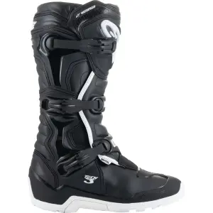 Tech 3 Enduro Waterproof Boots - Black, White - Adult - 34103059