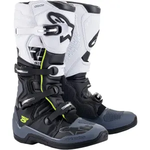 Tech 5 Boots - Black, White, Gray - Adult - 34102498