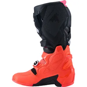 Tech 7 Boots - Black, Fluorescent Pink, Fluorescent Red - Adult - 34103394