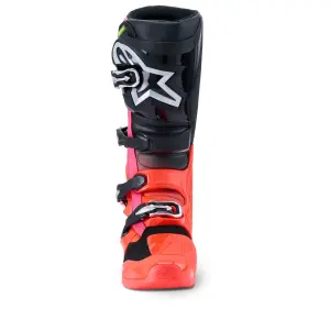 Tech 7 Boots - Black, Red, Fluorescent Pink - Adult - 34103392