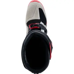 Tech 7 Enduro Boots - Black, Bright Red, Light Gray - Adult - 34103446