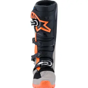 Tech 7 Enduro Boots - Black, Fluorescent Orange, Warm Gray - Adult - 34103441