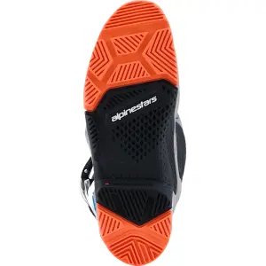 Tech 7 Enduro Boots - Black, Fluorescent Orange, Warm Gray - Adult - 34103443