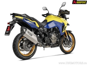 Terminale finale Slip-On Line - SUZUKI V-STROM 800 ABS V-Strom ('24-'25) / V-STROM 800 CON ABS V-Strom ('23-'25) (E-Mark) - Akra