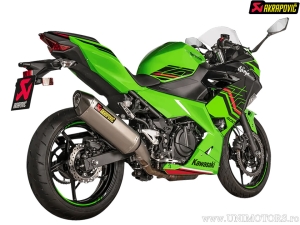 Terminale Slip-On Line - KAWASAKI EX 400 ABS Ninja KRT Edition ('18-'22) / Z 400 ABS ('19-'25) (E-Mark) - Akrapovič