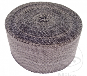 Thermoband Auspuffschutz Grau 15M X 50MM GREY - JM