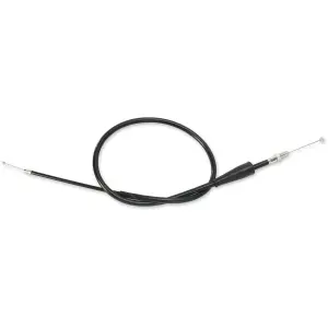 Throttle cable with black vinyl housing - SUZUKI RM 80 / RM 85 17/14 Small Wheel / RM 85 L Big Wheel - Moose