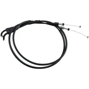 Throttle Cable with Black Vinyl Sleeve - YAMAHA TT 350 / TT-R 250 / TW 200 Trailway / XT 250 / XT 350 - Moose