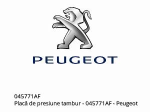 THRUST PLATE DRUM - 045771AF - Peugeot