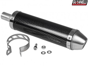 Toba finala evacuare universala Giannelli carbon 250mm / Ø28mm - Giannelli