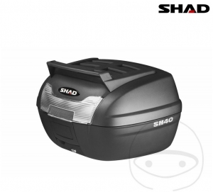 Top case carrier (topcase) - 40 liters - black color - Shad Model SH40 Cargo - JM