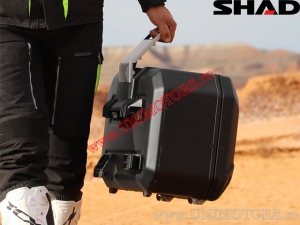 Topcase (cutie) - Terra TR48 (aluminiu - neagra) - Shad