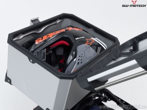 Topcase TRAX ADV - 38 L - colore: argento - materiale: alluminio - MOTO MORINI X-CAPE 650 ('21-) - SW-Motech