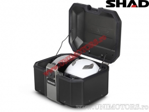 Topkoffer (kist) - Terra TR48 (aluminium - zwart) - Shad