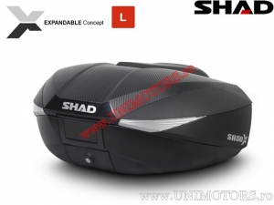 Topkoffer (koffer) - SH58X - uitbreidbaar (46-58L) (plastic) - Shad