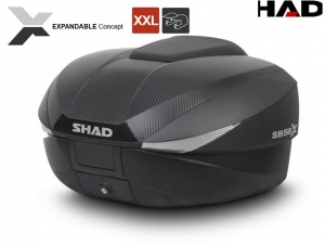 Topkoffer (koffer) - SH58X - uitbreidbaar (46-58L) (plastic) - Shad