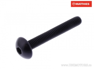 Tornillo cabeza avellanada Pro Bolt M5 x 0.80 x 35 mm aluminio negro - JM
