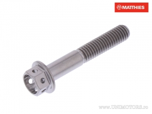 Tornillo de cabeza hexagonal Pro Bolt M5 x 0.80 x 30 mm Titanio Racing Grip - JM