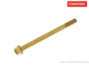 Tornillo de cabeza hexagonal Pro Bolt M6 x 1.00 x 80 mm acero inoxidable A4 dorado - JM