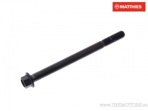 Tornillo de cabeza hexagonal Pro Bolt M6 x 1.00 x 80 mm titanio negro - JM