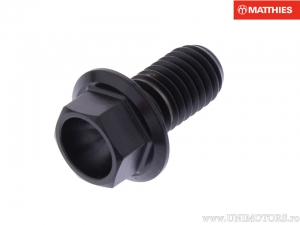 Tornillo de cabeza hexagonal Pro Bolt M8 x 1.25 x 85 mm titanio negro - JM