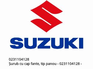 Tornillo de cabeza ranurada - 0231104128 - Suzuki