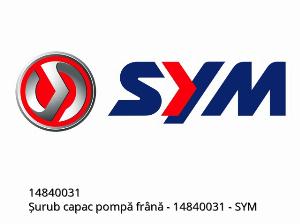 Tornillo de tapa de cilindro maestro - 14840031 - SYM