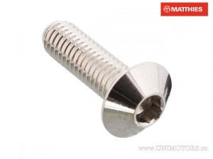Tornillo de tapa de perno Pro Bolt M6 x 1.00 x 20 mm acero inoxidable A4 plata - JM