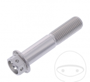 Tornillo de tapa hexagonal Pro Bolt M10 x 1.25 x 50 mm Aluminio Racing Plata - JM