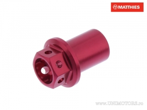 Tornillo de tapa hexagonal Pro Bolt M5 x 0.80 x 11 mm aluminio Racing rojo - JM