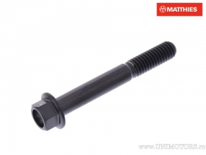 Tornillo de tapa hexagonal Pro Bolt M6 x 1.00 x 45 mm titanio negro - JM