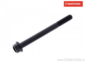 Tornillo de tapa hexagonal Pro Bolt M6 x 1.00 x 65 mm de aluminio Racing negro - JM
