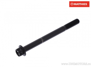 Tornillo de tapa hexagonal Pro Bolt M6 x 1.00 x 70 mm de acero inoxidable A4 Racing negro - JM