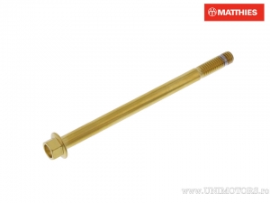 Tornillo de tapa hexagonal Pro Bolt M6 x 1.00 x 90 mm de acero inoxidable A4 dorado - JM